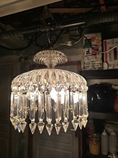 lustre Pampilles cristal