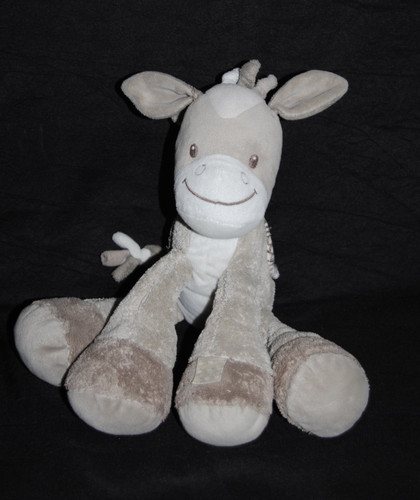 Doudou cheval beige - , marron
