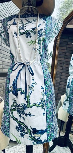Robe vintage coton vivienne - vintage, en