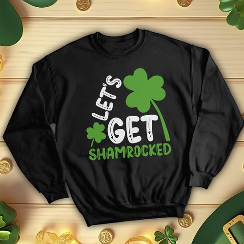Pull sweat shirt shamrock - sweat-shirt,