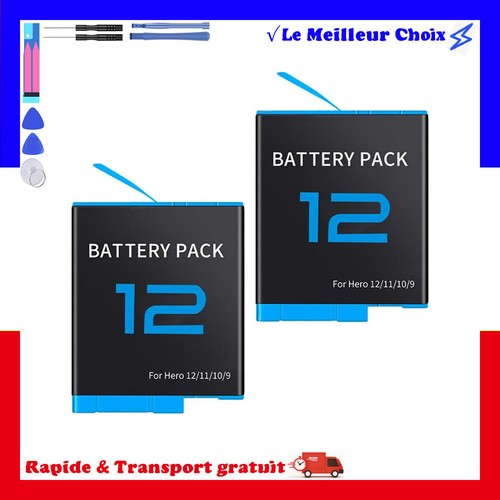 Batterie caméra pour gopro - caméra,