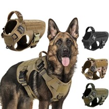 Harnais Tactique Militaire Chien Grand Gilet Dressage Malinois Berger Accessoire