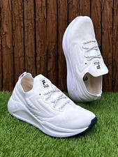 FILA white knit training shoes sneakers US 7 UK 4.5 EUR 38