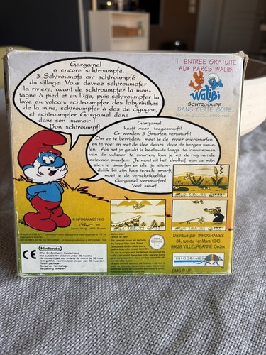 Les schtroumpfs gameboy pal - les,
