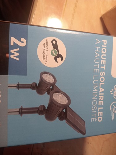 Lumière jardin piquet solaire - lumière,