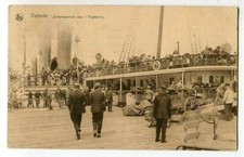 D69573 Ostende Embarquement Pour l'Angleterre Postcard Belgium 1929
