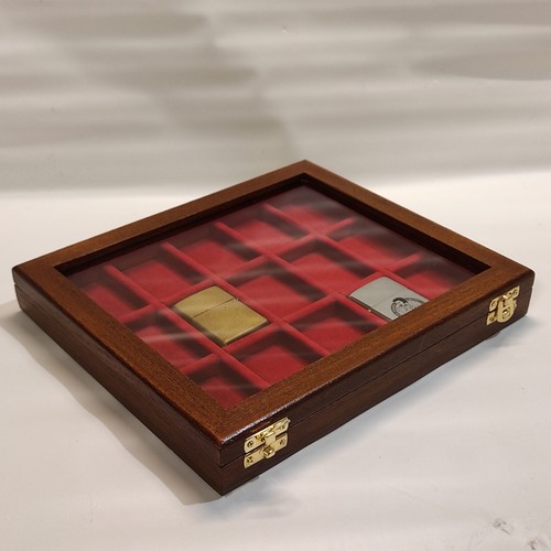 Zippo lighter display case - lighter,