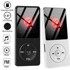 Lecteur de musique sans perte Bluetooth MP4/MP3, 128 go, enregistreur Radio FM,