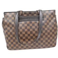 LOUIS VUITTON Parioli PM Shoulder Bag Damier Ebene Leather Brown N51123 32EF886
