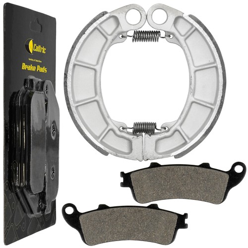 Front brake pads rear shoes - front,