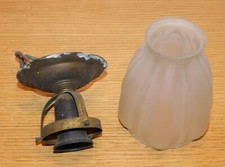 ancienne 1940 LAMPE TULIPE en