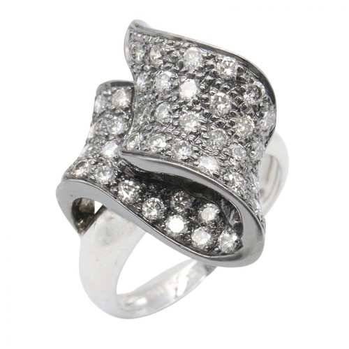 Bijoux bague diamant blanc - or,