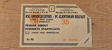 Ticket 1968 RSC Anderlecht vs