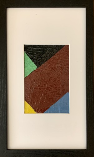 Tableau ancien abstrait