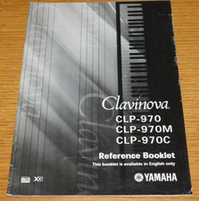 MANUAL booklet KEYBOARD piano
