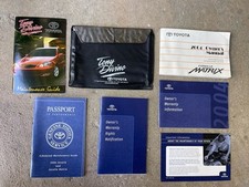 2004 TOYOTA Corolla MATRIX Owners Manual COMPLETE set w/ pouch OEM Genuine parts