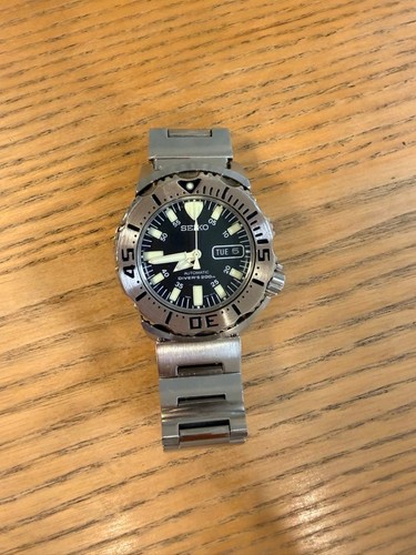 Montre bracelet seiko noire - montre-bracelet,
