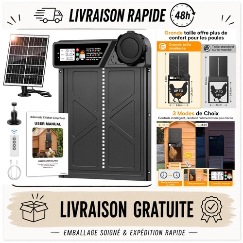 Porte automatique poulailler