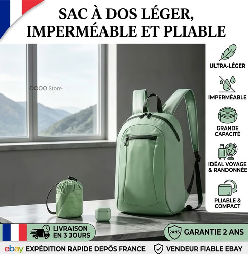 Sac dos randonnee pliable - sac,