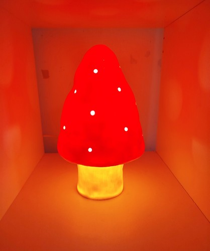 Ancienne lampe champignon - lampe,