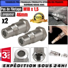 x2 ENTRETOISE CAPTEUR D'OXYGÈNE O2 SONDE CONVERTISSEUR CATALYTIQUE VOYANT MOTEUR