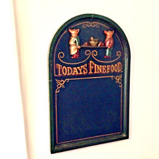 Tableau Country Corner avec Ardoise Pour Menus Vintage