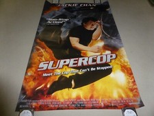 VINTAGE SUPERCOP MOVIE POSTER ONE SIDE SHEET JACKIE CHAN 1996 MICHELLE KHAN