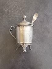 Moutardier Argent Massif Poinçon Minerve, Intérieur Vermeil