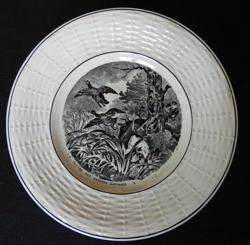 Assiette parlante xixè digoin - assiette,