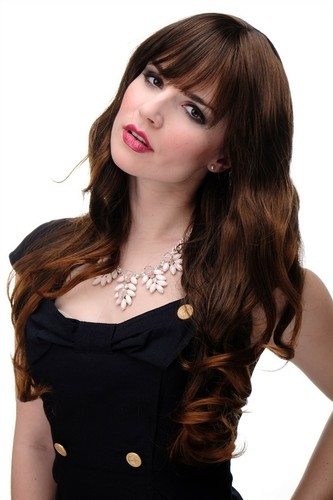 Perruque wig brun noir - perruque,