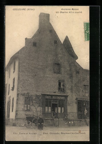 Cpa couleuvre ancienne maison - couleuvre,,