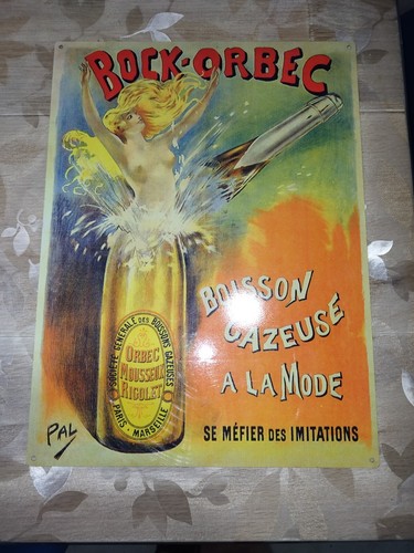 Rare plaque publicitaire - rare,