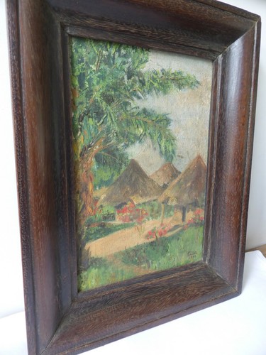 Huile sur toile - , représentant