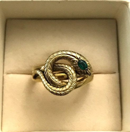 Ancienne bague plaqué or - bague,