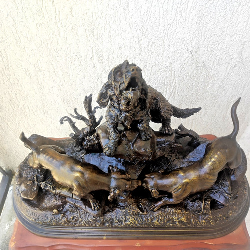 Bronze ancien signé - , jules