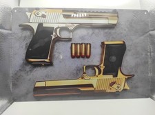 Plaque Métallique Desert Eagle