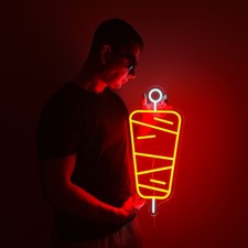 Brochette kebab LED néon