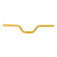 Vélo En Aluminium Fixed Gear Riser Bar Handlebar 25.4mm * 520mm (doré)