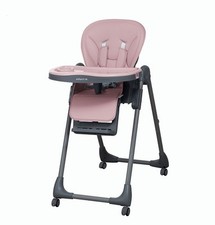 Aziamor Chaise Haute Évolutive Pour Bébé (0-15 Kg) Couleur Rose