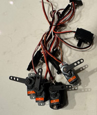 4pc Lot SPEKTRUM S75 Mini Size Servos RC Air plus extras -Perfect! LOOK!
