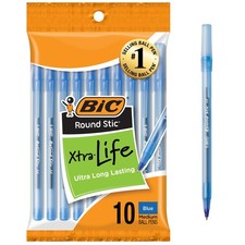 BIC Round Stic Xtra Life Blue