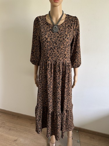 Robe longue léopard enjoy - robe,