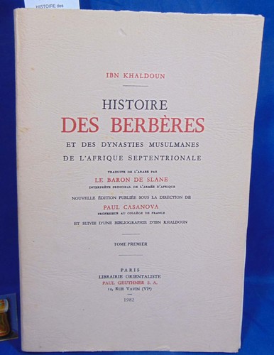 Khaldoun histoire des - histoire, berberes