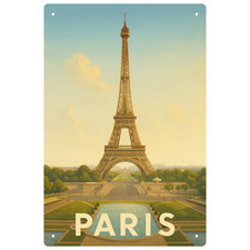 Panneau en tôle Tour Eiffel