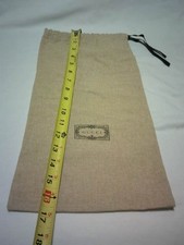 GUCCI BURLAP DRAWSTRING BAG