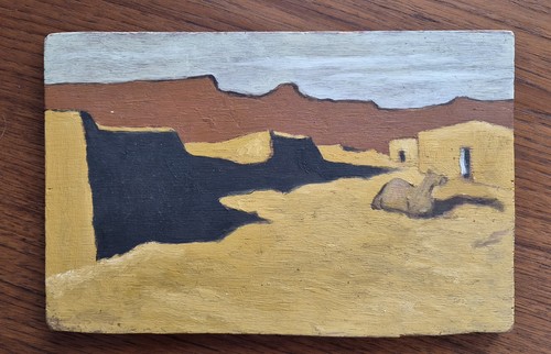 Peinture ancienne sur - , panneau