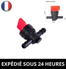 ROBINET D'ESSENCE UNIVERSEL  ABS CYCLOS SCOOTERS MOTOS KARTINGS TONDEUSES 8MM