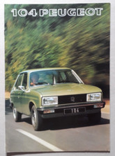 Peugeot 104 Range Brochure 1977 - SL GL