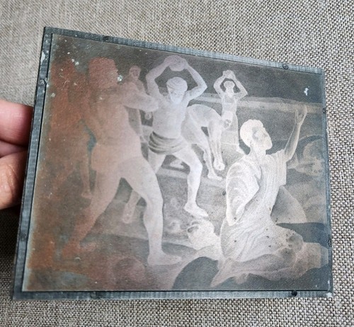 Ancienne plaque imprimerie - ancienne,