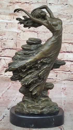 Statue sculpture bronze - bronze, femme